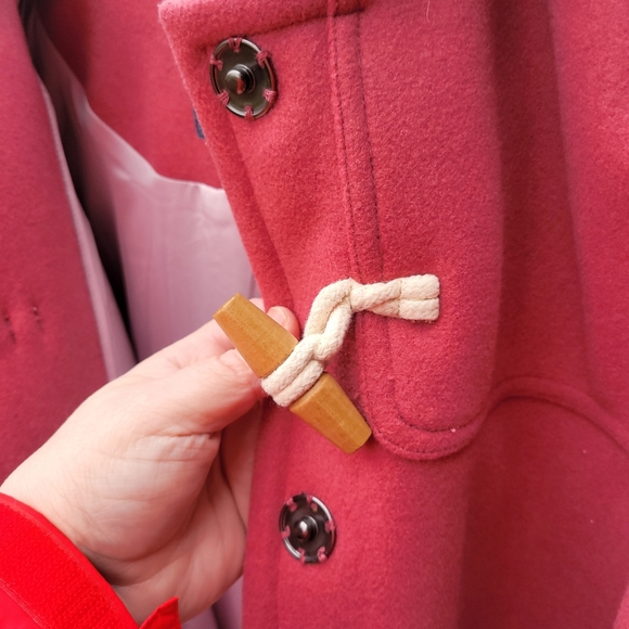 💥💥SOLD💥💥💥Modcloth Rose Duffle Coat - Picture 9 of 11